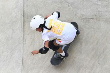 アレガド・マゼル・パリス、アジア大会期間中の女子パークスケートボード競技に出場